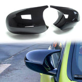 Spiegelkappen Außenspiegelkappen Schwarz Passend für 3er E92 E93 LCI 2008-2012 3er E90 E91 LCI 2010-2013