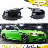 Austausch Spiegelkappen Außenspiegel Schwarz Glanz passend Passend für 5er F10 F11 2010 2011 2012 2013