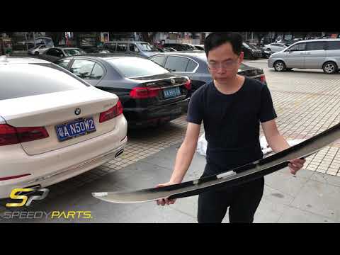 Spoiler Dachspoiler Spoilerlippe mit ABE Schwarz Passend für 5er G30 Limo M5 F90 525d 520i 16-22 sp44