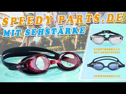 Schwimmbrille mit Sehstärke Antibeschlag UV-Schutz Goggles -1,5 bis -8,0 sg2