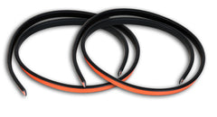 Schwarz Kotflügel Verbreiterungen 6mm universell Karosserie fender flares Gummi Leisten