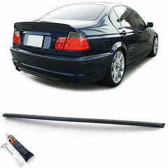 Sport Heckspoiler Lippe mit ABE Schwarz Glanz für 3er E46 Limo 1998-2005