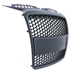 Sport Kühlergrill Wabengrill ohne Emblem Schwarz Matt für Audi A3 8P mit Serienausstattung 2005-2008