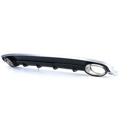 Heckdiffusor Diffusor mit Endrohren Sport Optik für Audi A4 B8 Facelift 2011 2012 2013 2014 2015