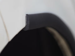Schwarz Kotflügel Verbreiterungen 6mm universell Karosserie fender flares Gummi Leisten