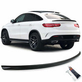 Heckspoiler Flügel Lippe Schwarz Matt für Mercedes-Benz GLE C292 Coupe 2015 2016 2017 2018 2019