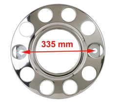 Chrom Radbolzenabdeckung 22,5" Radzierblenden Radkappen für Mercedes Benz Axor Actros