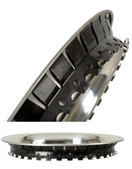 Felgenringe 15 Zoll Chromring Radkappen Radzierblenden Felgenzierring Edelstahl