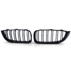 Kühlergrill Nieren Grille Grill Doppelsteg Glanz Schwarz Passend für 4er F32 F33 F36 2013-2021