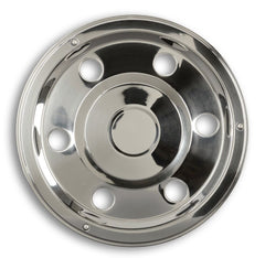 Radzierblenden 17,5" gerade Edelstahl Hinterachse Blenden LKW Truck wheelcover