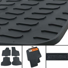 Premium Gummi Fußmatten Set 4-teilig Schwarz für Audi A3 8P 2007 2008 2009 2010 2011