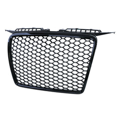 Wabengrill Kühlergrill Front Grill Schwarz Glanz für Audi A3 8P Sportback 2005-2008