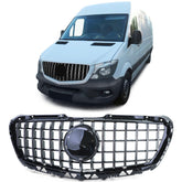 Frontgrill Kühlergrill Grill Chrom für Mercedes Sprinter W906 Facelift 2013-2018