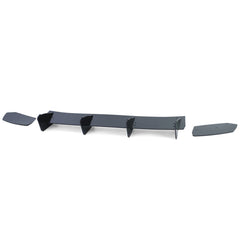 Heckdiffusor Ansatz Splitter Schwarz Glanz für Seat Leon 3 5F Cupra 2012-2016