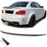 Sport Heckspoiler Schwarz Glanz mit ABE für 1er E82 Coupe Facelift 2007-2013
