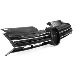 Grill Kühlergrill Schwarz mit Chromleisten Sport für VW Golf 6 2008-2013 Ohne Emblem