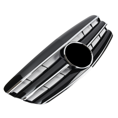 Kühlergrill Grill Schwarz Chrom mit Stern Emblem für Mercedes S-Klasse W221 VFL 2005-2009