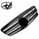 Kühlergrill Grill Glanz Schwarz mit Stern Emblem für Mercedes S-Klasse W221 VFL 2005-2009