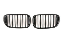 Kühlergrill Nieren Grille Frontgrill Glanz Schwarz Passend für 7er G11 G12 Vor-LCI Bj. 07/2015 - 02/2019