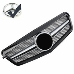 Kühlergrill Grill Glanz Schwarz für Mercedes E-Klasse W212 2009-2013 vor Facelift