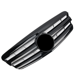 Kühlergrill Grill Glanz Schwarz mit Stern Emblem für Mercedes S-Klasse W221 VFL 2005-2009