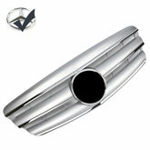 Kühlergrill Grill Silber mit Stern Emblem für Mercedes S-Klasse W221 VFL 2005-2009