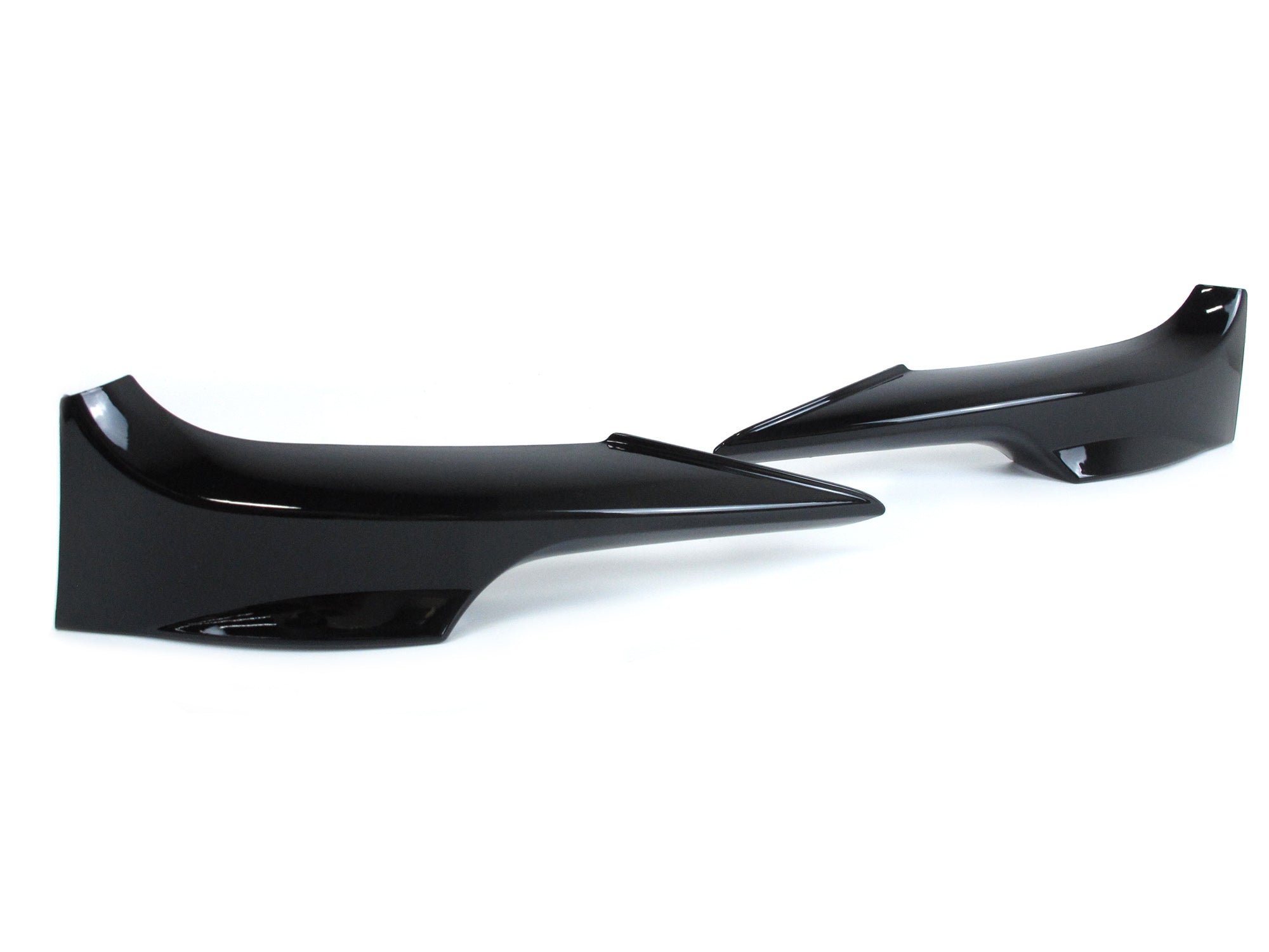 Front Spoiler Splitter Ecken Ansätze Schwarz für 3er E92 E93 Coupe Cabrio M-Paket 2006-2010