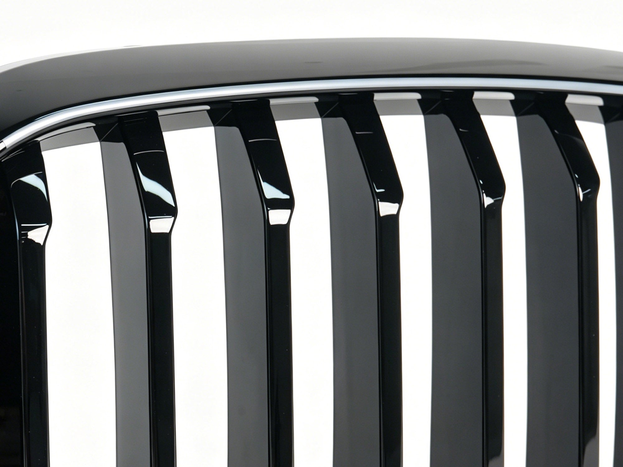 Schwarz Einsteg LED Kühlergrill Frontgrill Grill Nieren für BMW X3 G01 X4 G02 22+ LCI