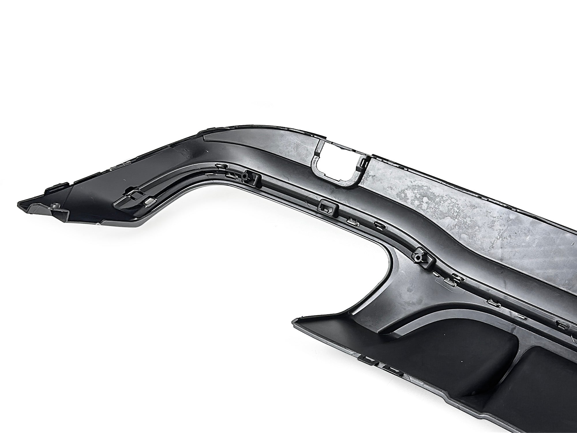 Schwarz Heckdiffusor Chrom Endrohre für Mercedes-Benz E Kl. C207 A207 AMG Line 13-16