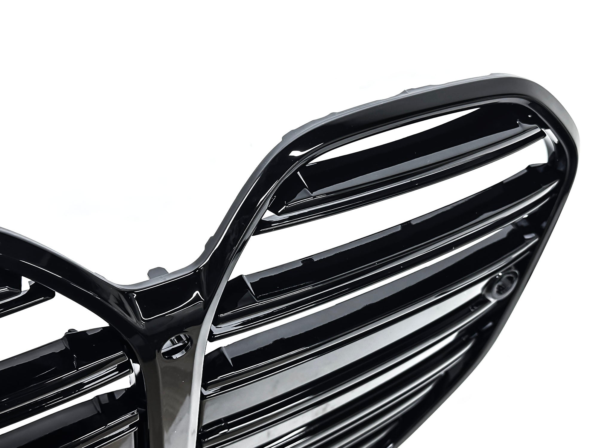 Schwarz Doppelsteg Kühlergrill Grill Frontgrill für BMW 4er G22 G23 OHNE ACC ab 2020
