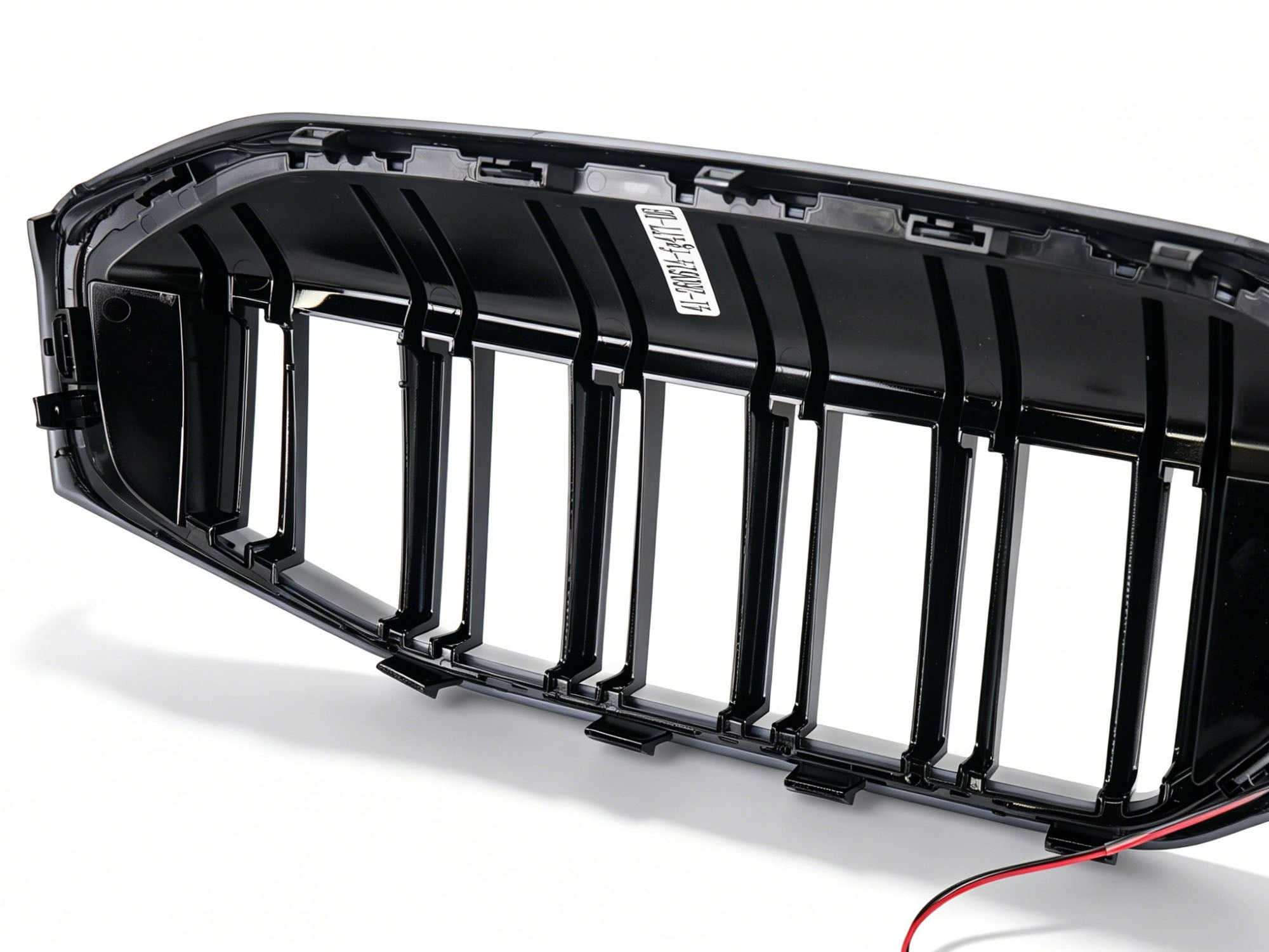 Doppelsteg LED Kühlergrill Grill Frontgrill Schwarz für BMW 3er G20 G21 2023+