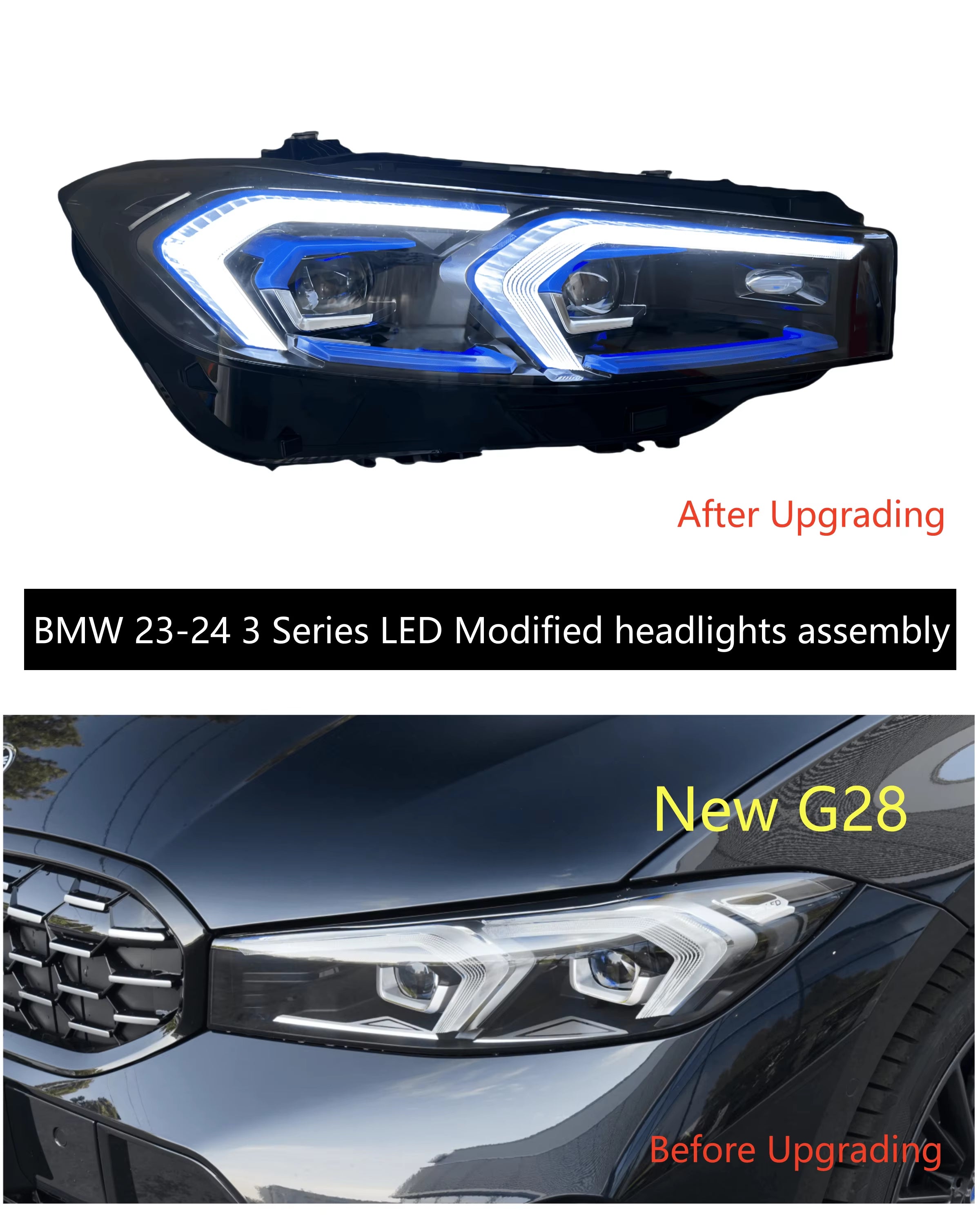 Für BMW 3er G28 22-24 LED Upgrading Laser Scheinwerfer Frontscheinwerfer Direct Plug-in