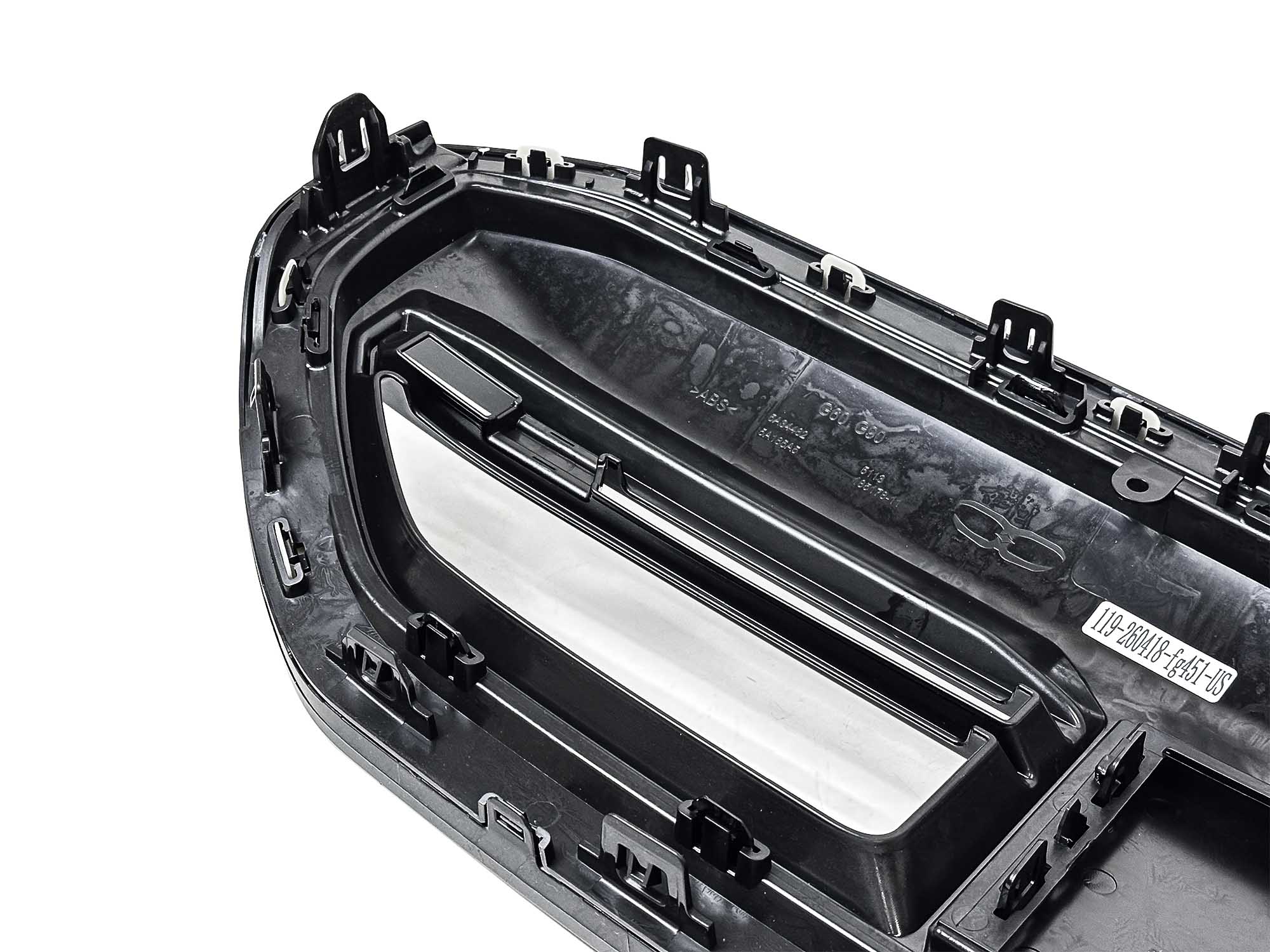 LED Kühlergrill Niere Grill Schwarz Glanz für BMW 5er G60 G61 i5 ab 2023+