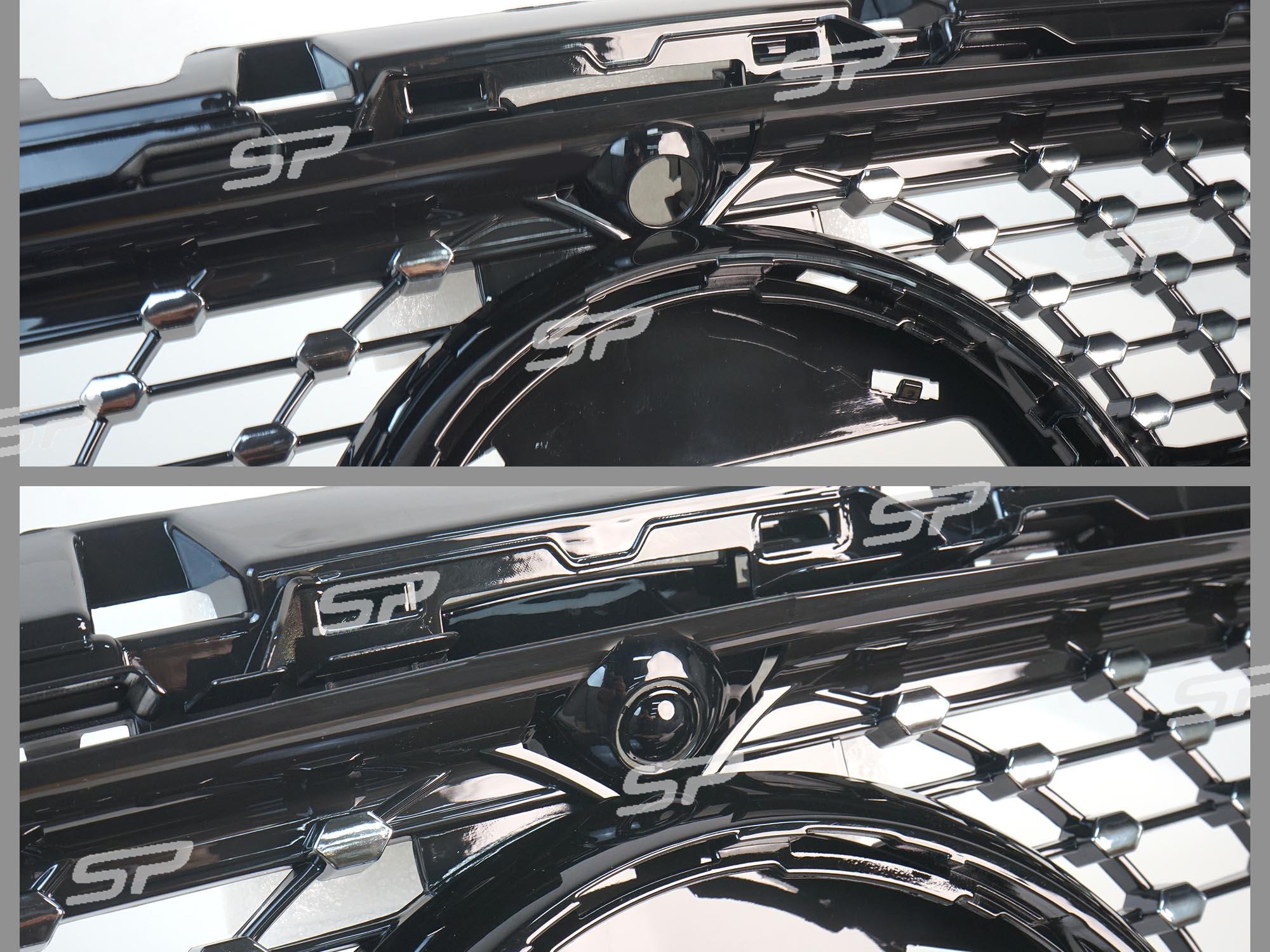 NEU Diamant Grill Kühlergrill Frontgrill Schwarz für Mercedes Benz B Klasse W247 2019-2023