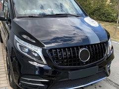 Für Benz V-Klasse W447 V260 AMG 2016–20 Frontstoßstange, Splitter, Spoilerlippe