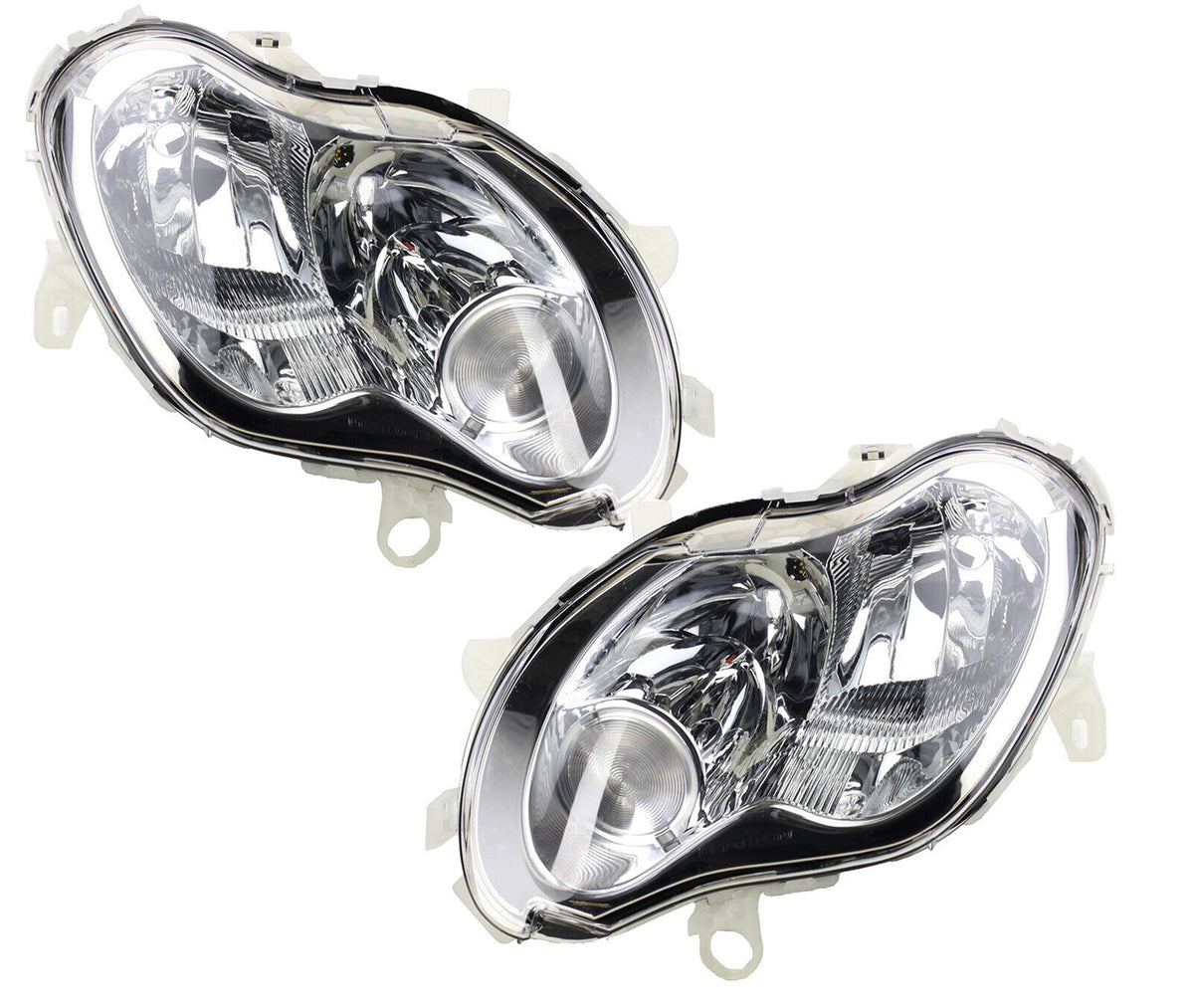 Scheinwerfer Set Halogen für Smart ForTwo Coupé 450 04-06 H7 H1 Li. Re.