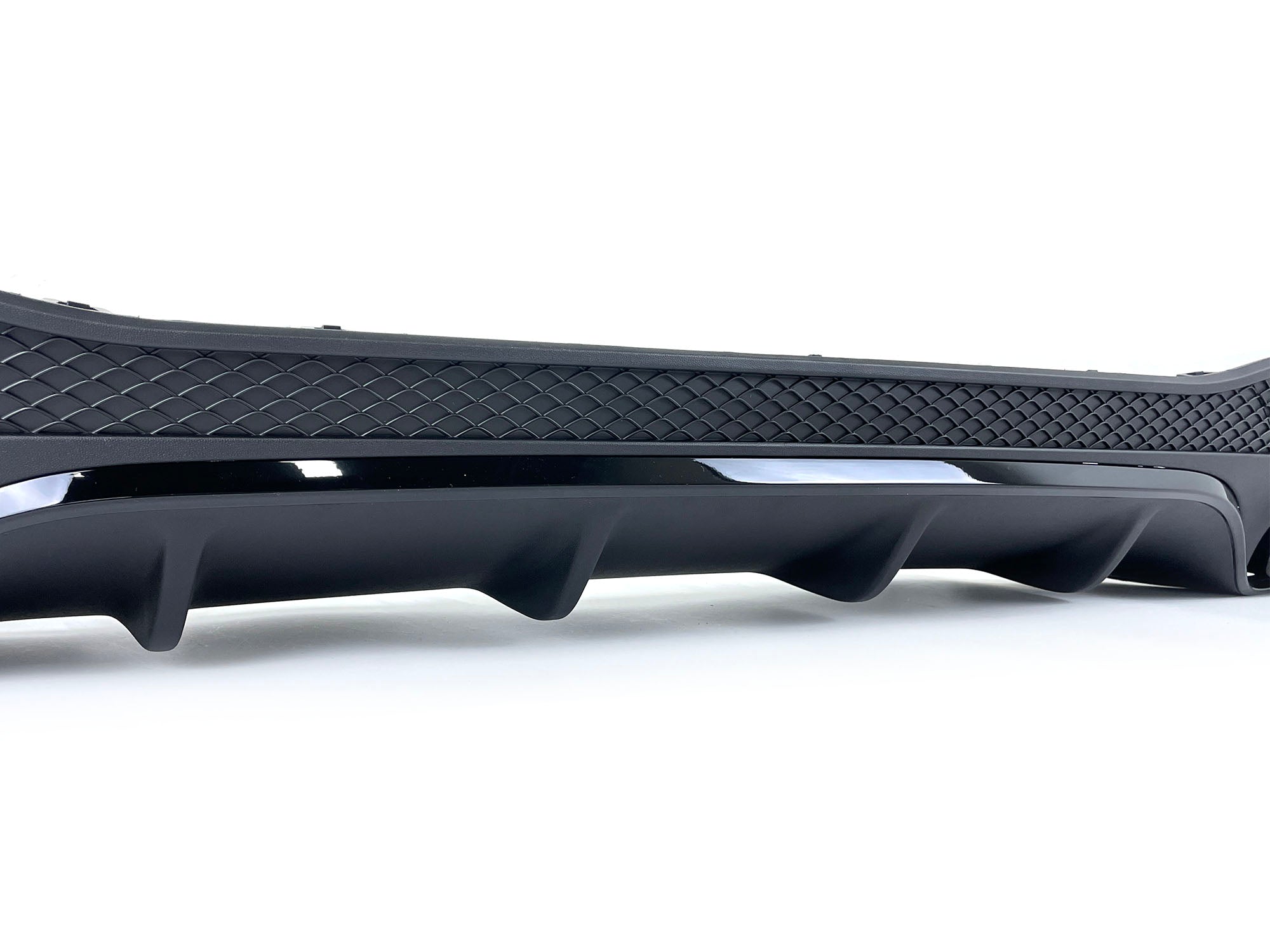 Heckdiffusor + Endrohre Schwarz für Mercedes GLS X166 AMG Line 2015-2019