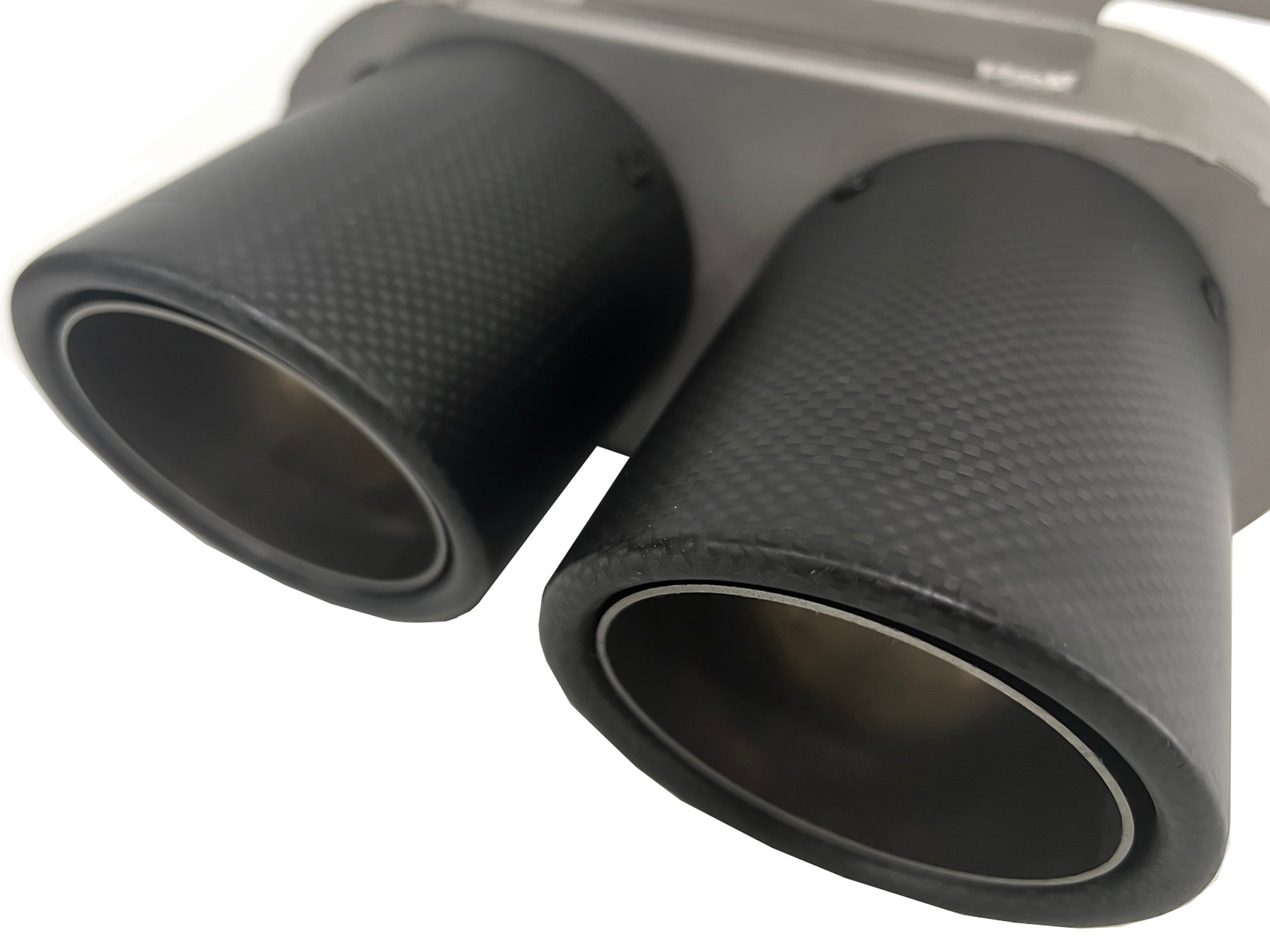 NEU Matt Carbon Auspuffblenden Endrohr Blenden für AUDI A6 C8 A7 C8  S Line ab 2018 et244