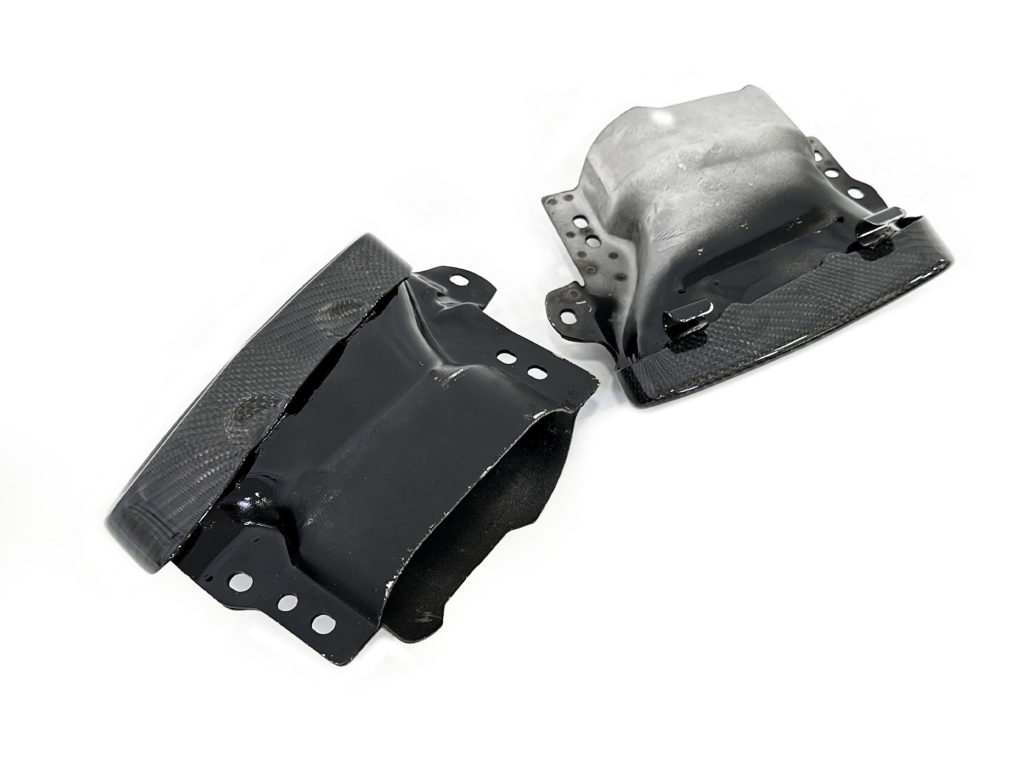 NEU Schwarz Carbon Auspuffblenden für Mercedes Benz W176 A45 AMG CLA 45 AMG C117 GLA45 AMG et249