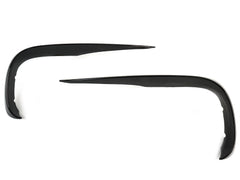 Schwarz vorne Stoßstange Flossen Aero Flaps Flics für Mercedes Benz E Kl. W213 mit AMG Line 16-20