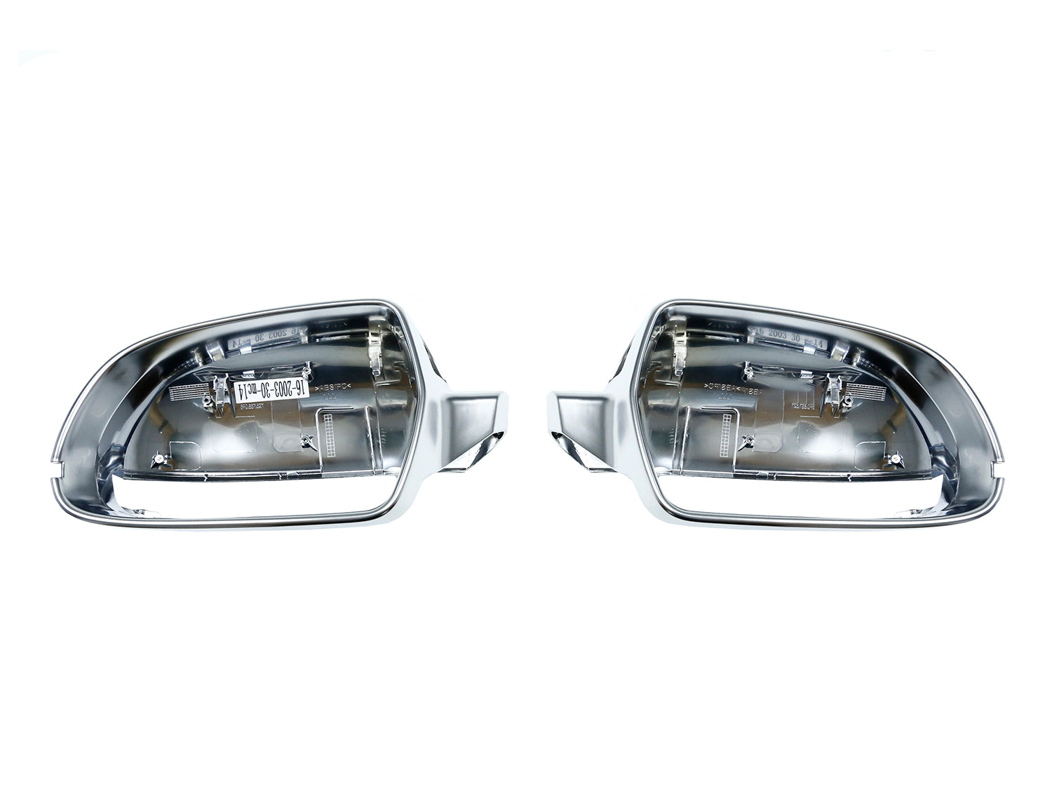 Alu Matt Chrom Spiegelkappen für AUDI A3 8P S3 RS3 2010-2013 Facelift SideAssist mc14