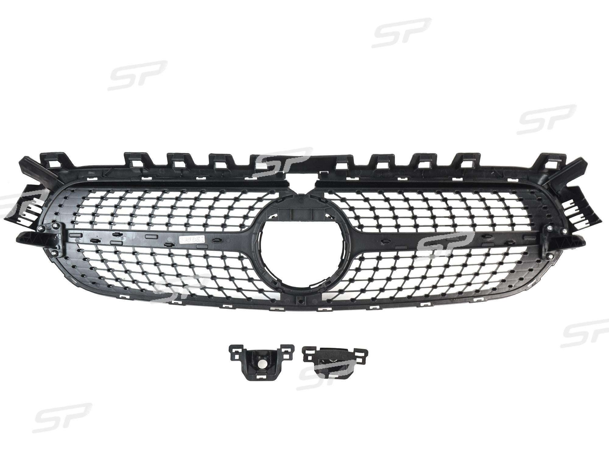 NEU Diamant Grill Kühlergrill Frontgrill Schwarz für Mercedes Benz B Klasse W247 2019-2023