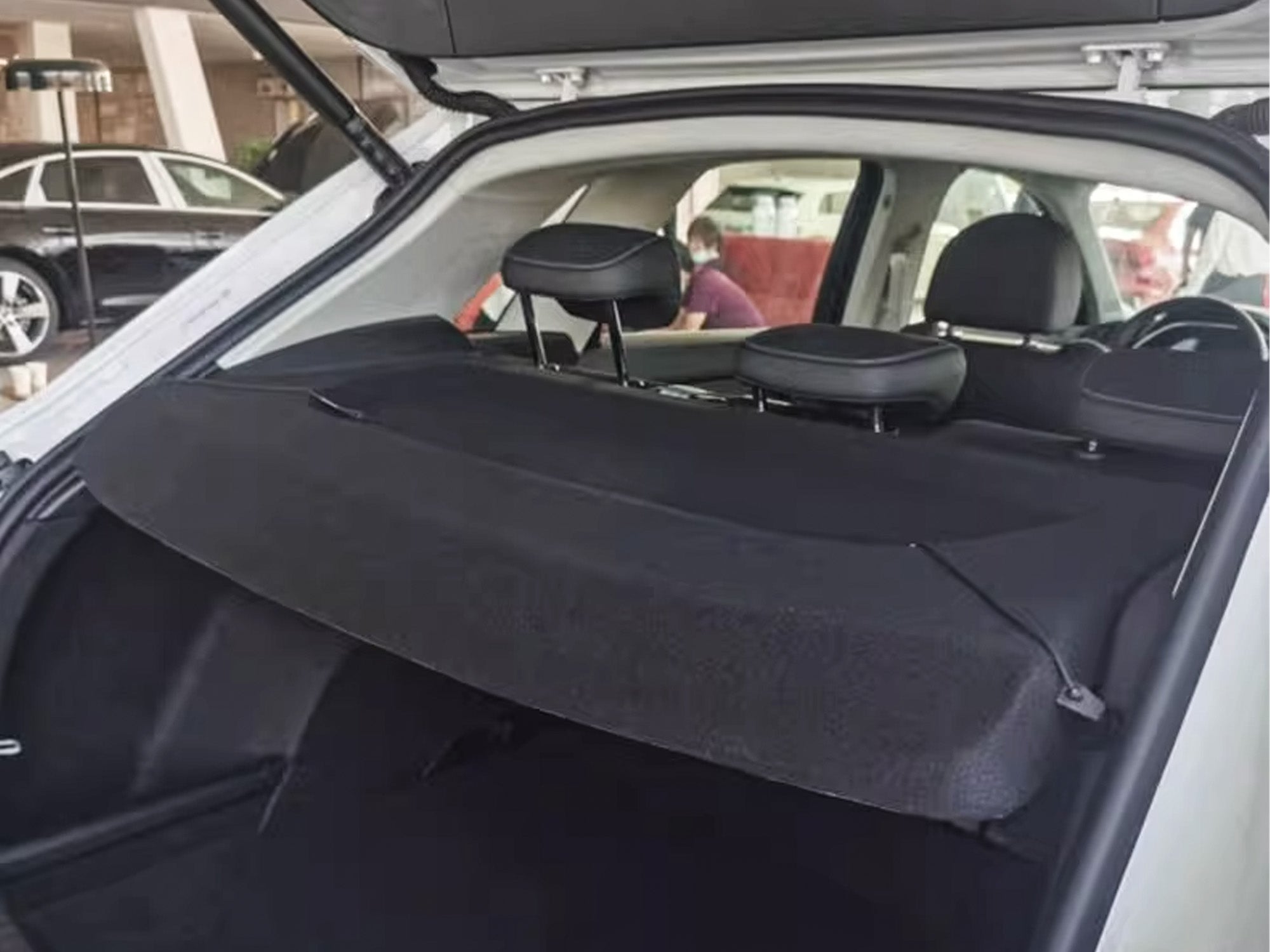 Für Audi A3 Sportback 2012-2020 Schwarz Hutablage Laderaumabdeckung