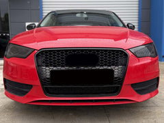 Schwarz Wabengrill Kühlergrill Front Grill für AUDI A3 8V S-Line S3 TSI TDI 2012-2016 fg121