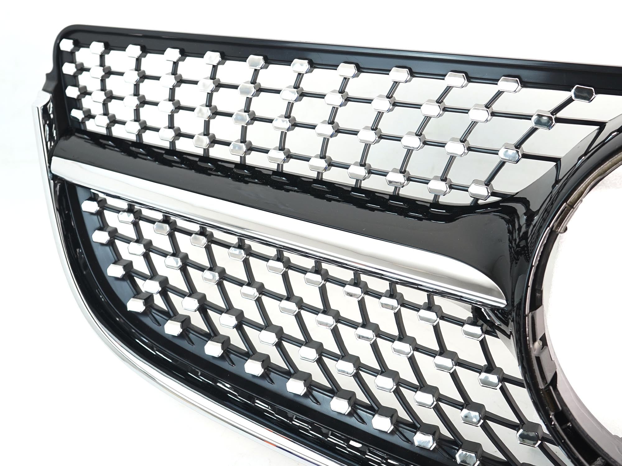 Diamant Frontgrill Kühlergrill Schwarz für Mercedes E Klasse C207 Coupe A207 Cabrio 2013-2017 fg187