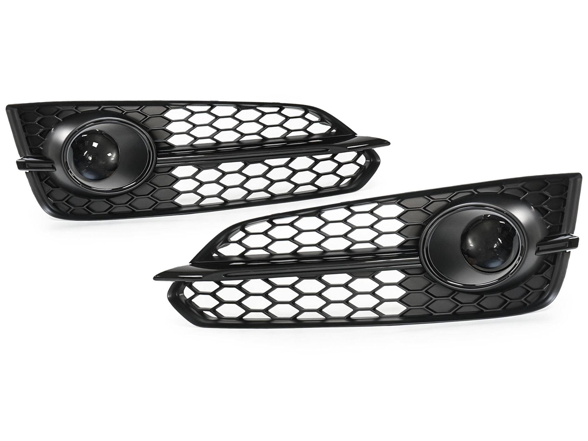 Lüftungsgitter Blenden Grill Gitter Schwarz für Audi A8 S8 D4 4H S-Line 13-17 MOPF mit ACC