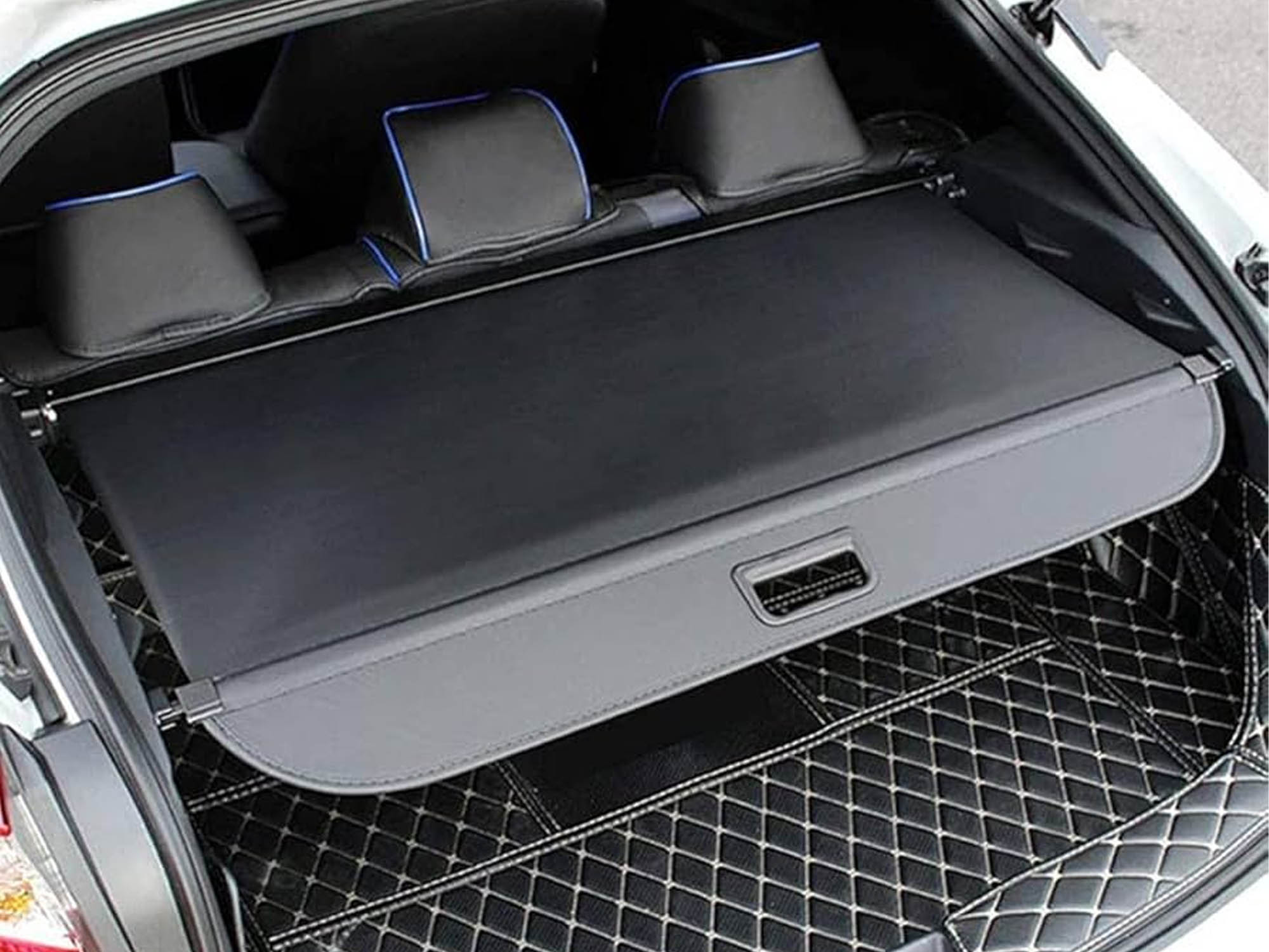 Für Mercedes Benz GLS X166 2013-2019 Schwarz Laderaumabdeckung Abdeckrollo Kofferraum Rollo