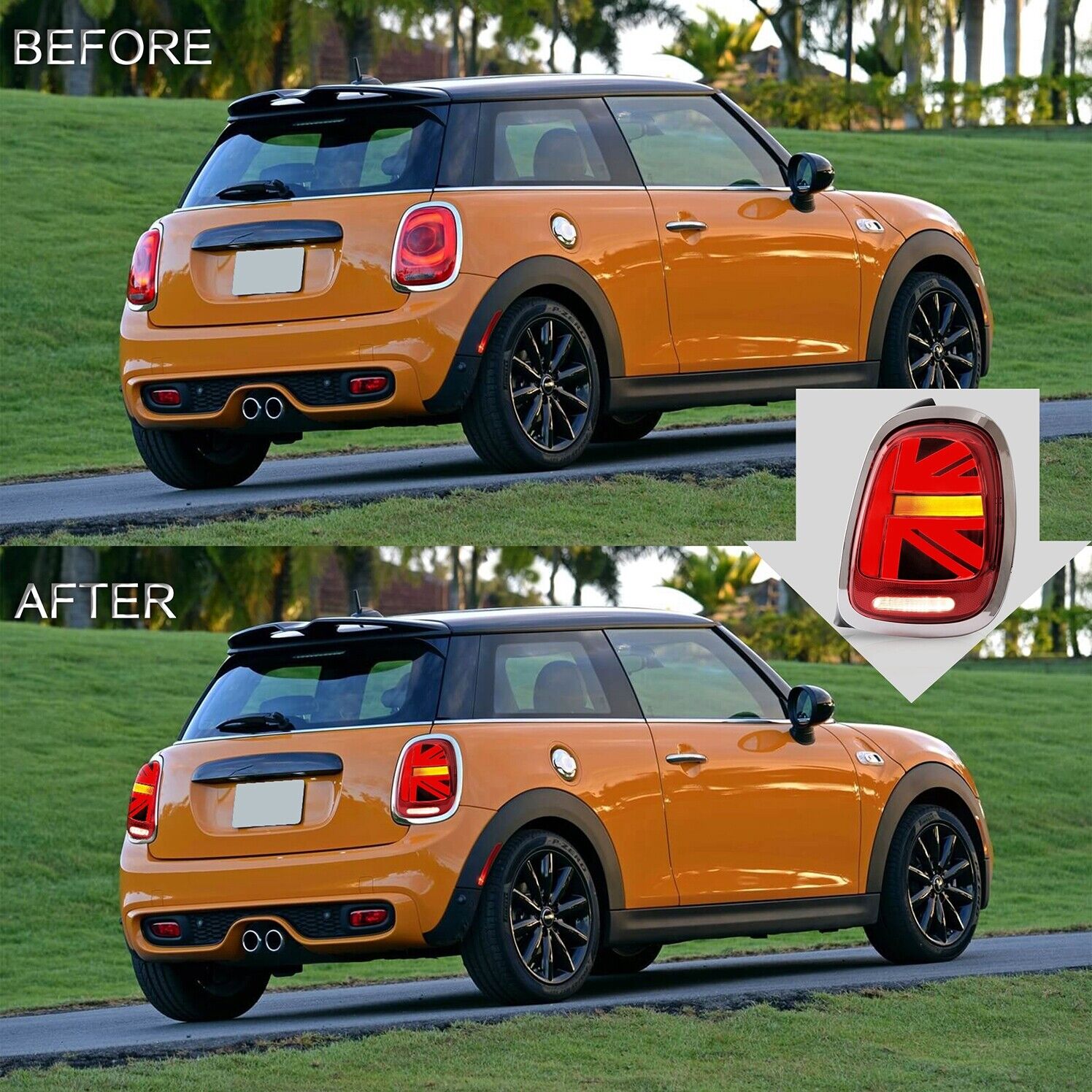 NEU LED Rücklicht Rückleuchten Passend für Mini Cooper F55 F56 F57 2013-2020 E-Prüfzeichen