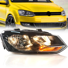 Scheinwerfer Frontscheinwerfer für VW Polo V 14-17 Rechts Beifahrerseite