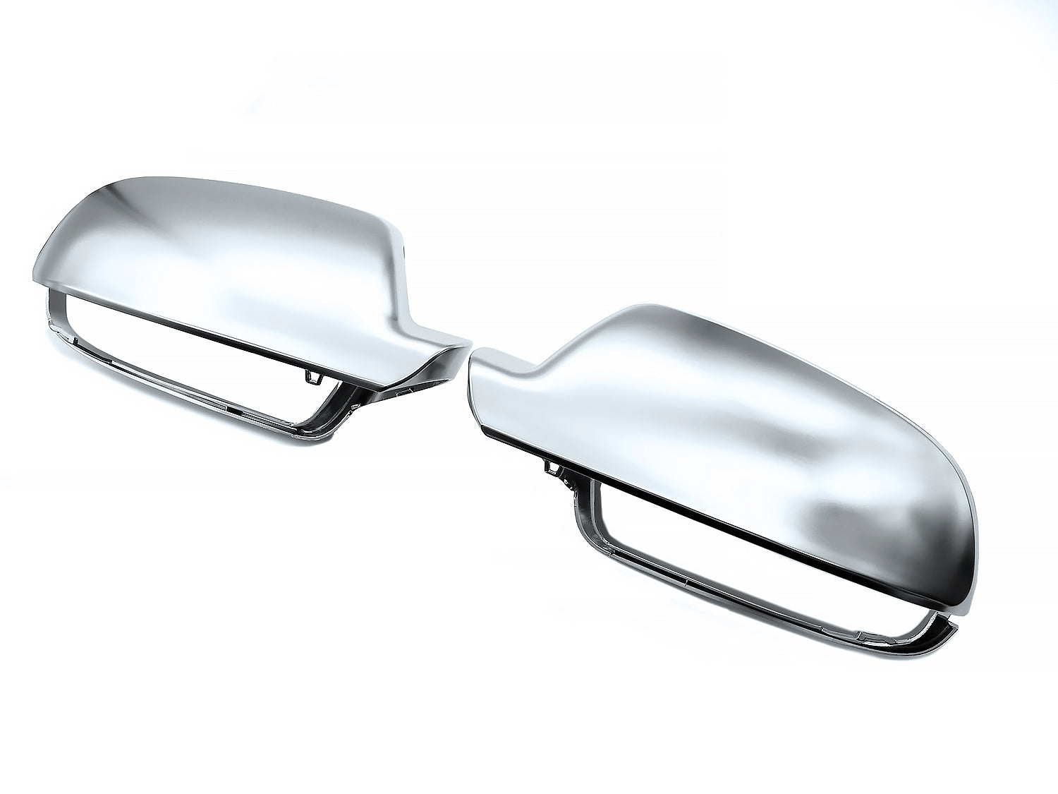Alu Matt Chrom Spiegelkappen für AUDI A3 8P S3 RS3 2010-2013 Facelift SideAssist mc14